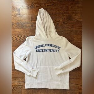 White Central Connecticut State University Hoodie